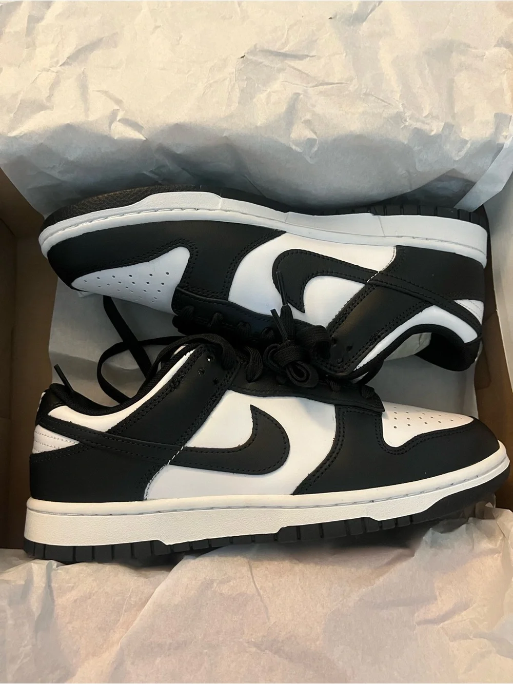 Nike Men’s Black and White Low-Top Sneakers